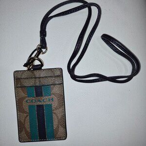 Authentic COACH Pre-owned Lanyard